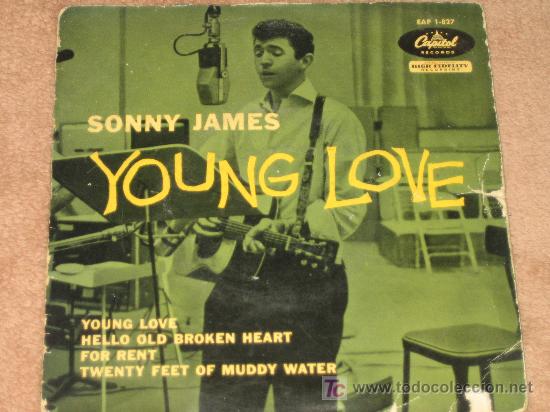 Discos de vinilo: YOUNG LOVE - PORTADA MAL ESTADO - Foto 1