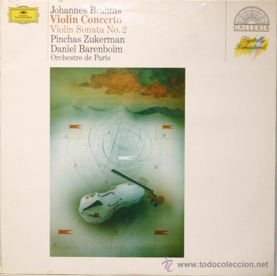Discos de vinilo: JOHANNES BRAHMS ORCHESTE DE PARIS LP 1986 - Foto 1