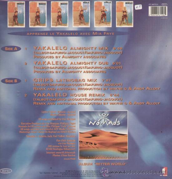 Discos de vinilo: NOMADS (MAXI UNE MUSIQUE1998) - Foto 2