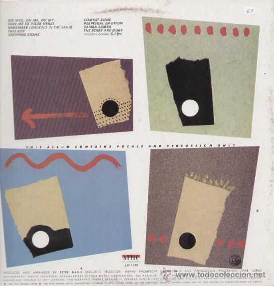 Discos de vinilo: THE NYLONS / Seamless (LP ATTIC 1984) - Foto 2