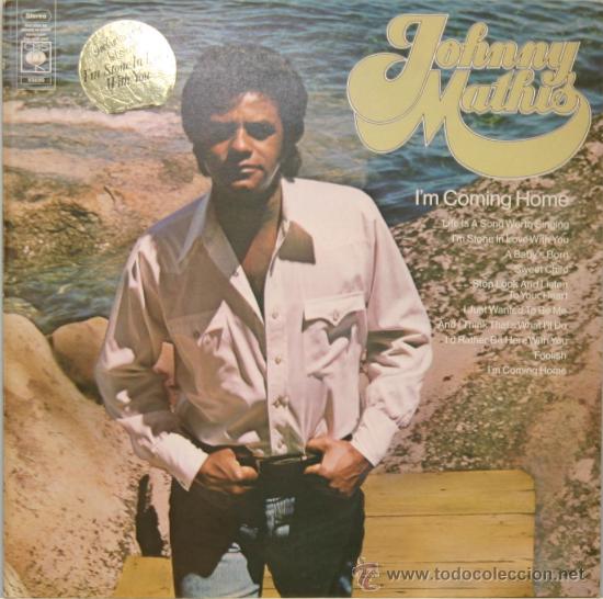 Discos de vinilo: JOHNNY MATHIS i&acute;m coming home LP CBS 1973 - Foto 1
