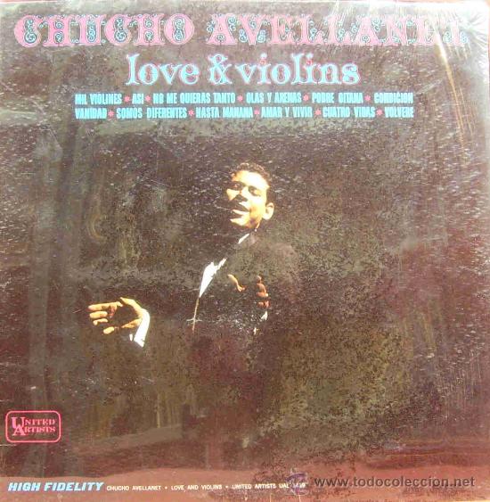Vinyl records: CHUCHO AVELLANET-LOVE & VIOLINS LP (USA)