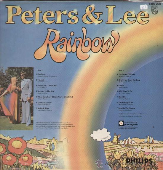 Discos de vinilo: PETERS & LEE / Rainbow (LP PHILIPS 1974) - Foto 2
