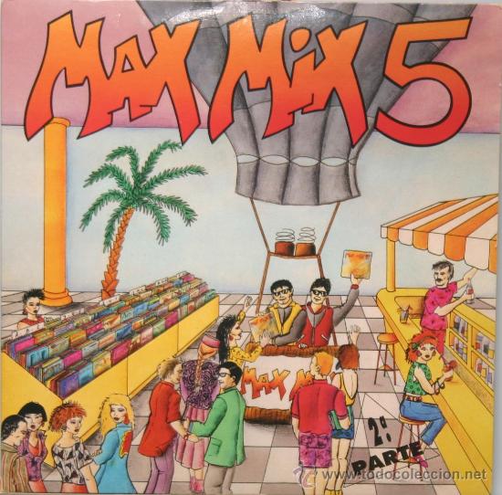 Discos de vinilo: MAX MIX 5 carpeta doble 2 LP 1987 - Foto 1