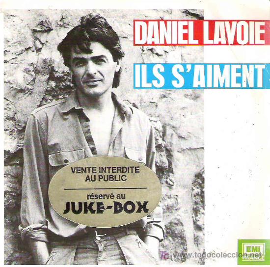 Discos de vinilo: daniel lavoie - ils s`aiment / hotel *** emi 1984 - Foto 1