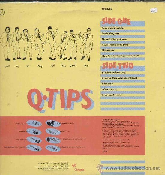 Discos de vinilo: Q-TIPS (lLP CHRYSALIS 1980) - Foto 2