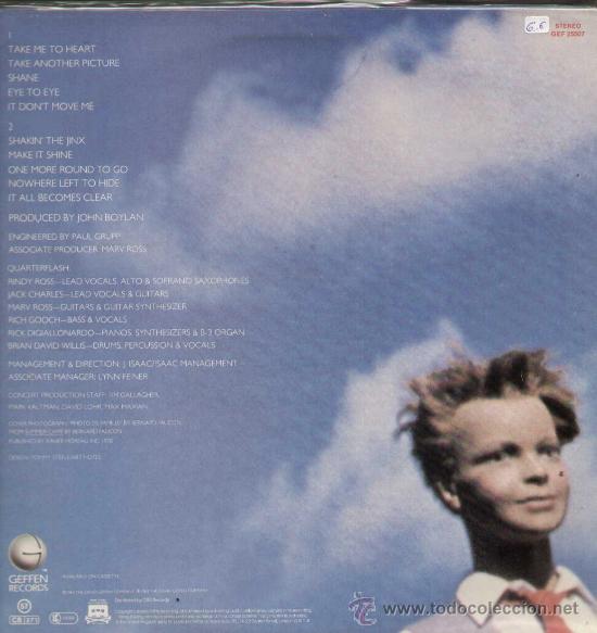 Discos de vinilo: QUARTERFLASH / Take another picture (LP GEFFEN 1983) - Foto 2