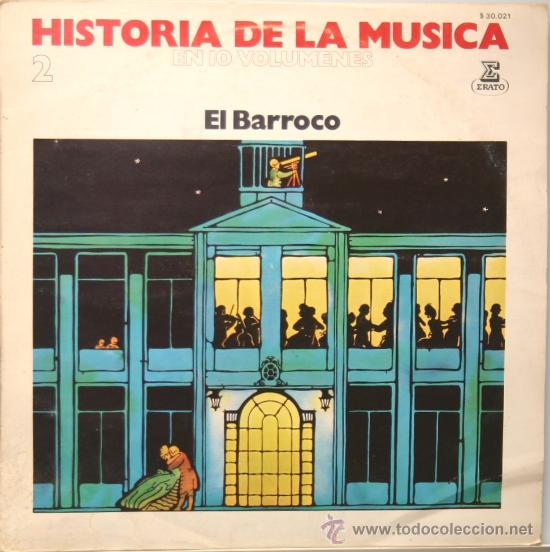 Discos de vinilo: HISTORIA DE LA MUSICA coleccion N&ordm; 2 el barroco LP hispavox 1981