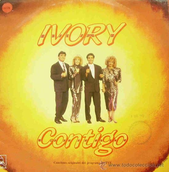 Discos de vinilo: IVORY-CONTIGO LP DOBLE 1988 SPAIN - Foto 1