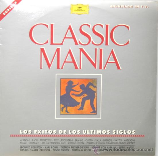 Discos de vinilo: CLASSIC MANIA los exitos de los ultimos siglos - DOBLE LP - Foto 1