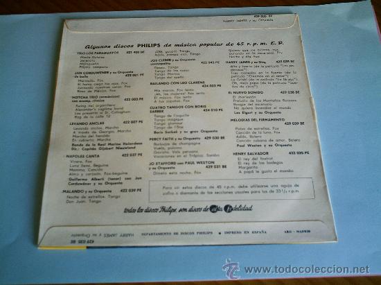 Discos de vinilo: HARRY JAMES Y SU ORQUESTA PHILIPS - Foto 2