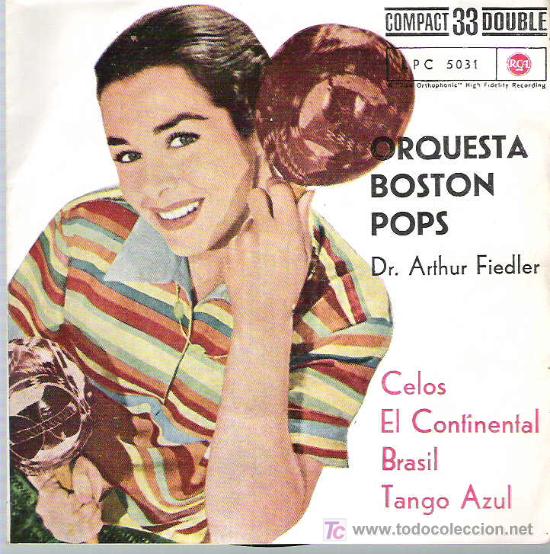 Discos de vinilo: orquesta boston pops - celos *** ep rca 1961 - Foto 1