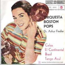 Discos de vinilo: ORQUESTA BOSTON POPS - CELOS *** EP RCA 1961