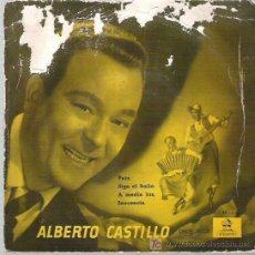 Discos de vinilo: ALBERTO CASTILLO - SIGA EL BAILE ** EP ODEON 1958 DIFICIL. Lote 14193079