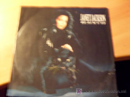 Discos de vinilo: JANET JACKSON ( BLACK CAT ) SINGLE (EPI19) - Foto 1