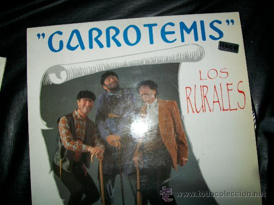 Discos de vinilo: LOS RURALES - GARROTEMIS LP - Foto 1