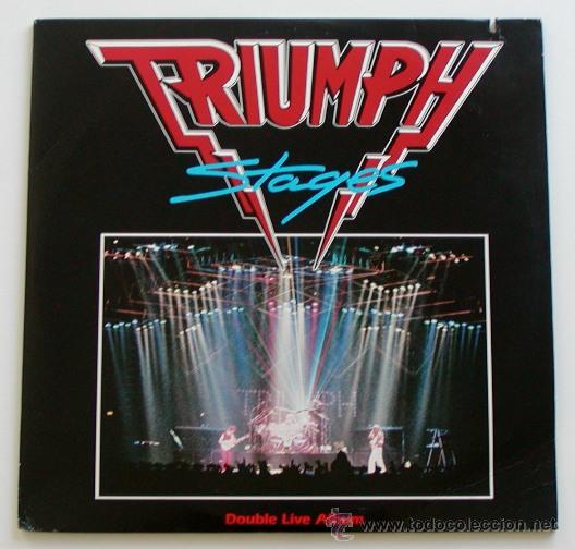 Discos de vinilo: TRIUMPH &middot;&middot;&middot; Stages - (LP DOBLE 33 rpm) - Foto 1