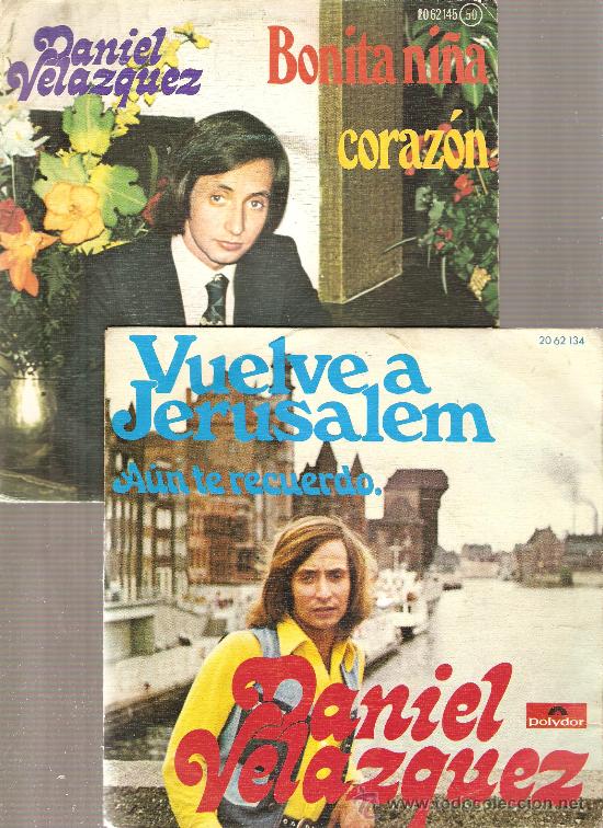 Discos de vinilo: DANIEL VELAZQUEZ : 4 SINGLES & 8 CANCIONES - Foto 2