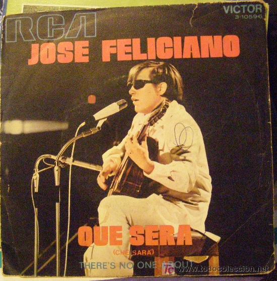 Discos de vinilo: jose feliciano	que sera - there's no about