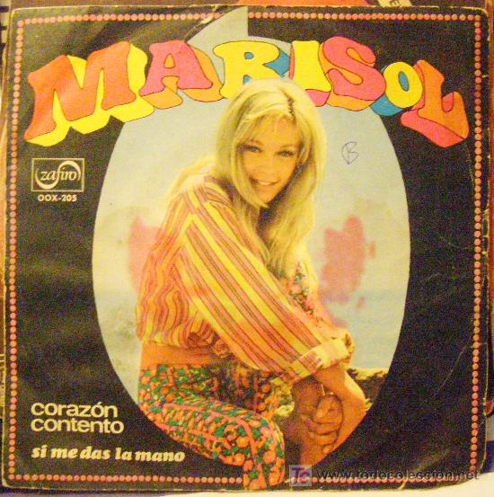 Discos de vinilo: marisol	corazon contento . Si me das la mano - Foto 1
