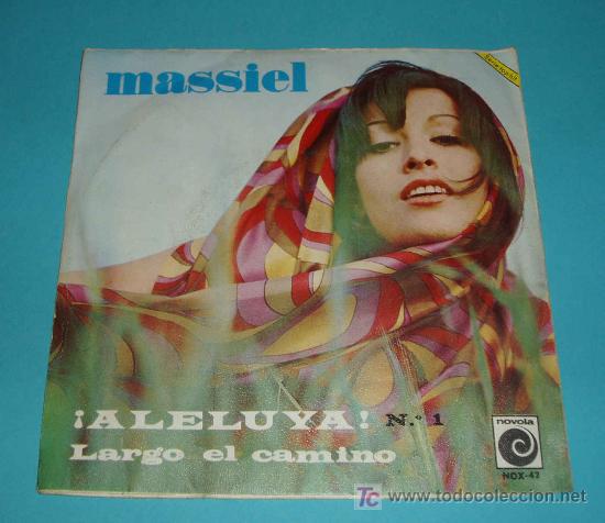 Discos de vinilo: MASSIEL. ALELUYA. SINGLE - Foto 1