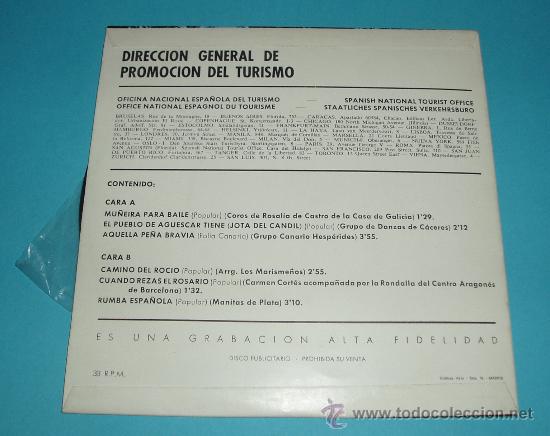 Discos de vinilo: FOLKLORE MUSICAL DE ESPA&Ntilde;A - Foto 2