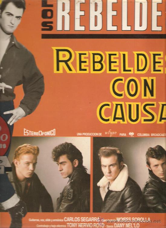 Discos de vinilo: LP LOS REBELDES - REBELDES CON CAUSA - Foto 1