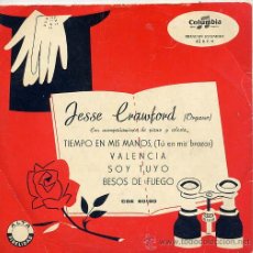Discos de vinilo: JESSE CRAWFORD / ORGANO (EP COLUMBIA) TEMAS EN PORTADA. Lote 14412678