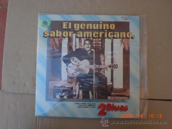 Discos de vinilo: GENUINO SABOR AMERICANO, 2 BLUES - Foto 1