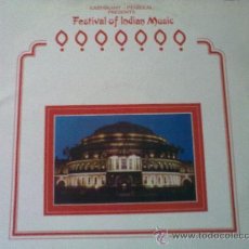 Discos de vinilo: FESTIVAL OF INDIAN MUSIC (FIMTRAX, 1986) DOBLE DESPLEGABLE. ED.INGLESA. Lote 24656166