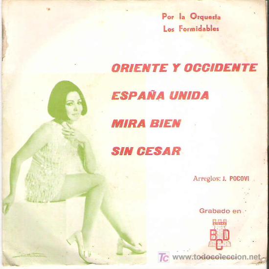 Discos de vinilo: orquesta los formidables - oriente y occidente ** gma 1972 - Foto 1