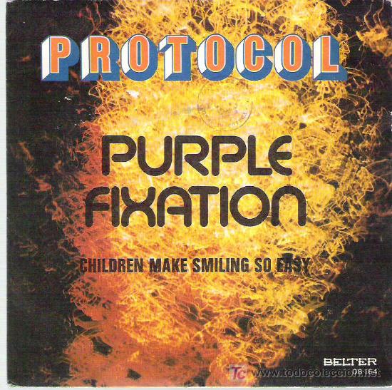 Discos de vinilo: protocol - purple fixation *** belter 1972 - Foto 1