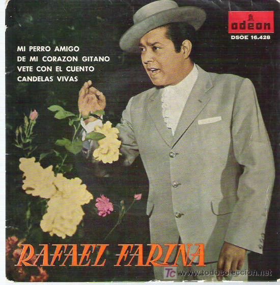 Discos de vinilo: rafael farina -mi perro amigo *** odeon 1961 - Foto 1