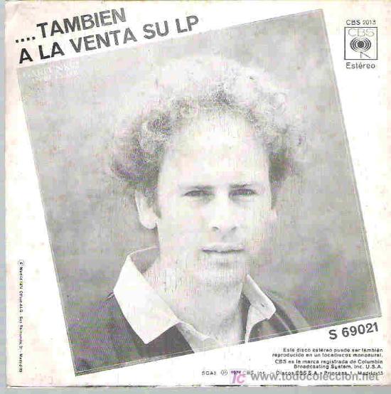 Discos de vinilo: GARFUNKEL - CANTARE *** CBS 1973 - Foto 2