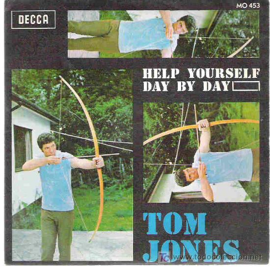 Discos de vinilo: tom jones - help your self / day a day *** decca 1968 - Foto 1
