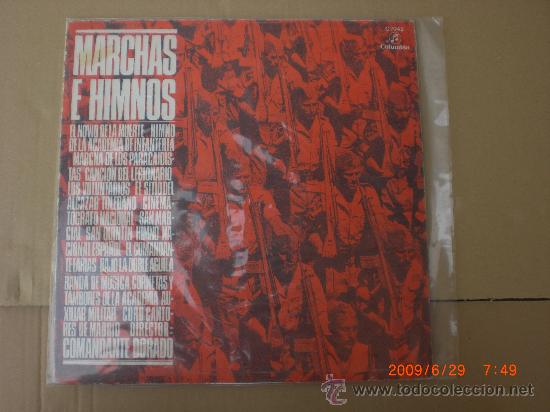 Discos de vinilo: MARCHAS E IMNOS ESPA&Ntilde;OLES - Foto 1
