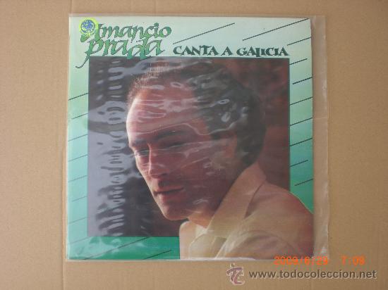 Discos de vinilo: AMANCIO PRADA, CANTA A GALICIA - Foto 1