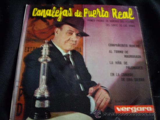 Disques de vinyle: CANALEJAS DE PUERTO REAL- 1&ordm; PREMIO DE MINERAS EN EL FESTIVAL DE CANTE DE LAS MINAS
