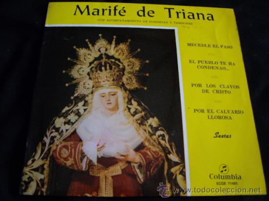 Discos de vinilo: MARIFE DE TRIANA-SAETAS-1961 - Foto 1