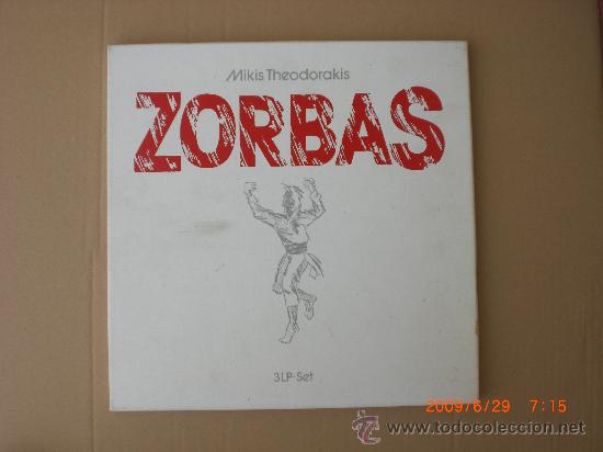 Discos de vinilo: MIKIS THEODORAKIS, ZORBAS - Foto 1