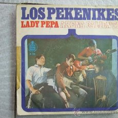 Dischi in vinile: LOS PEKENIKES - LADY PEPA / ARENA CALIENTE - SINGLE HISPAVOX 1966. Lote 24393154