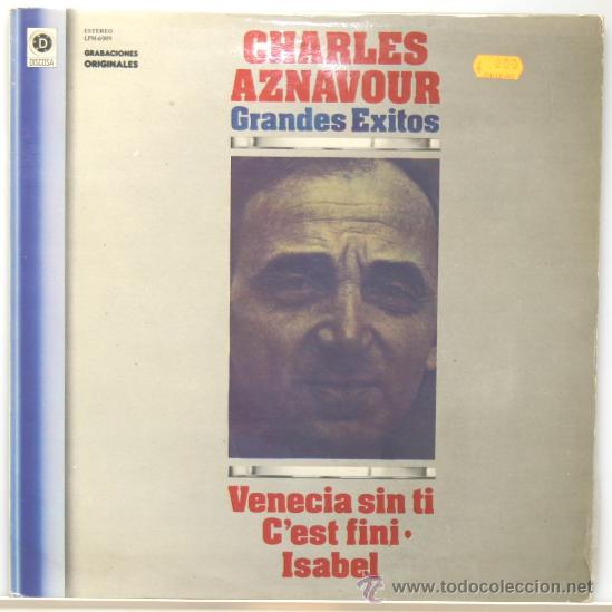 Discos de vinilo: CHARLES AZNAVOUR grandes exitos LP barclay 1981 - Foto 1