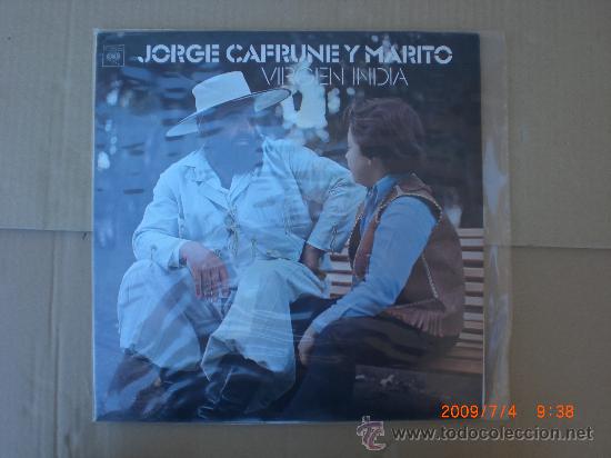 Vinyl records: JORGE CAFRUNEY MARITO, VIRGEN INDIA
