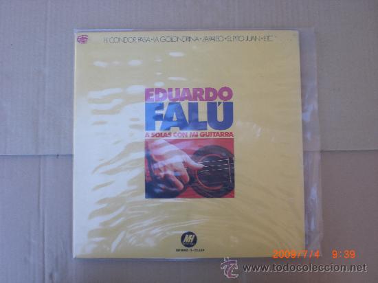 Discos de vinilo: EDUARDO FALU, A SOLAS CON MI GUITARRA - Foto 1