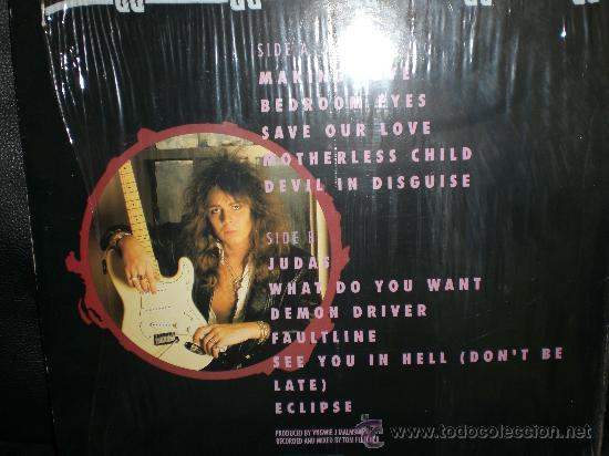 Discos de vinilo: YNGWIE J. MALMSTEEN. ECLIPSE - Foto 2