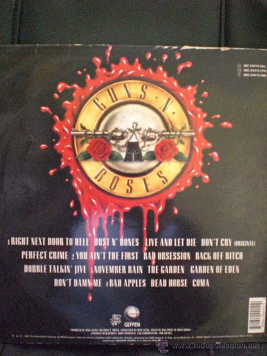 Discos de vinilo: GUNS N ROSES. USE YOUR ILUSION I - Foto 2