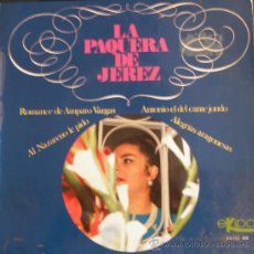 Discos de vinilo: LA PAQUERA DE JEREZ - 1968 (GUITARRA: MANOLO SANLÚCAR)