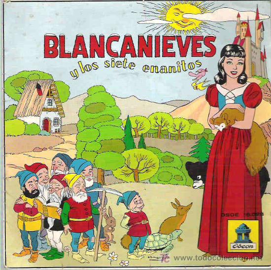 Discos de vinilo: blancanieves y los siete enanitos - odeon - Foto 1