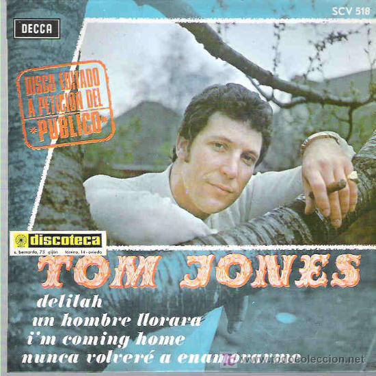 Discos de vinilo: tom jones - delilah ** ep decca 1968 - Foto 1