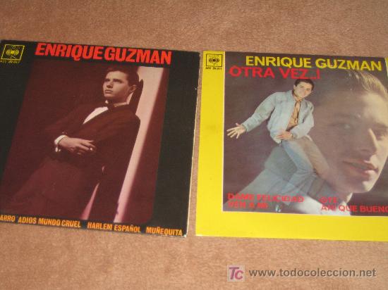 Discos de vinilo: ENRIQUE GUZMAN - LOTE DE DOS SINGLES - Foto 1